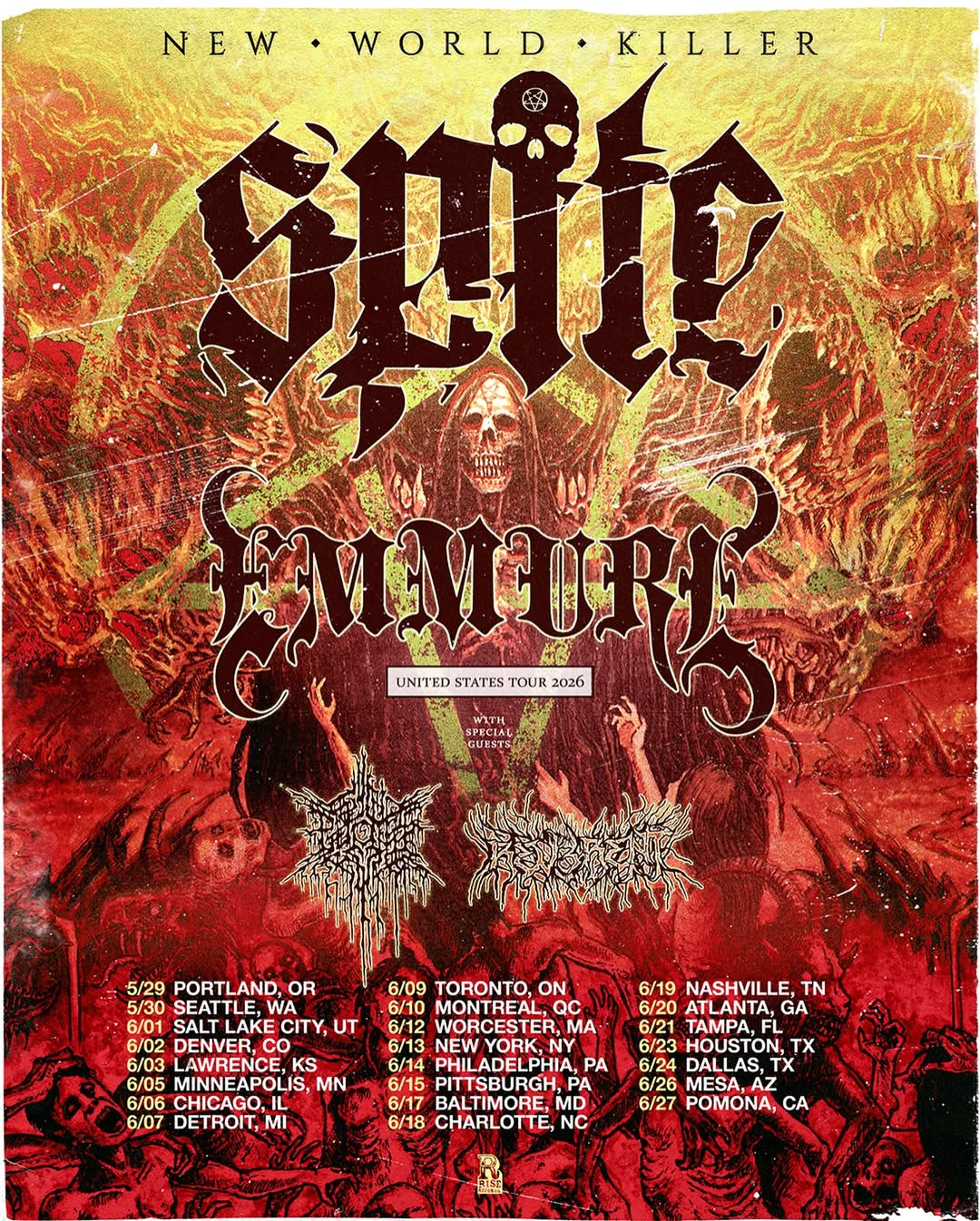 Psycho Frame New World Killer Tour Poster 2026